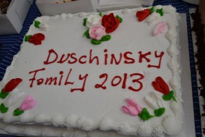 my cake for Duschinsky family reunion